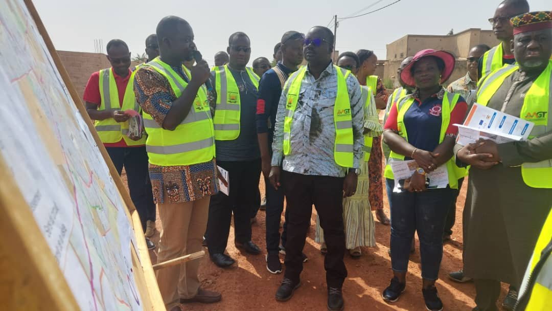 Le PDS visite les réalisations de l’Agence Municipale des Grands Travaux (AMGT)